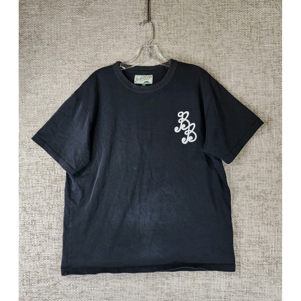 Bogey Boys Golf Essentials Heavyweight T Shirt Mens L Black Short Sleeve Cotton